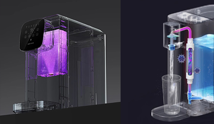 What is the difference between UVC-LED static VS dynamic water sterilization